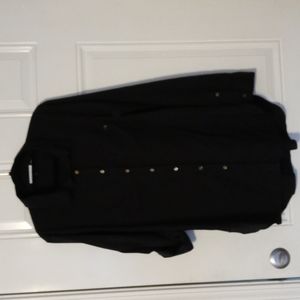 Calvin Klein black button down